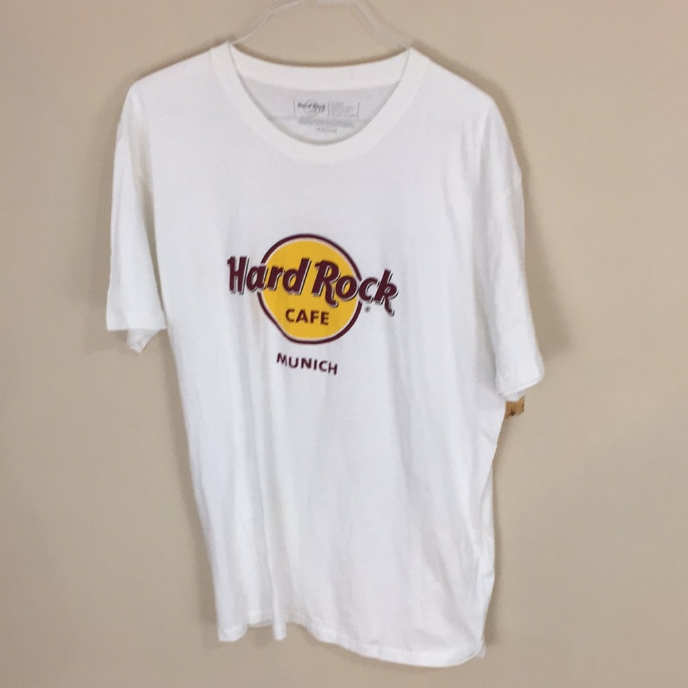 Hard Rock Cafe Munich White T-shirt New With Tags Size XL